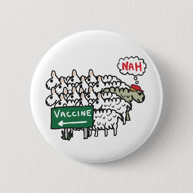 Vaccinering av får mot vax knapp (Framsida)