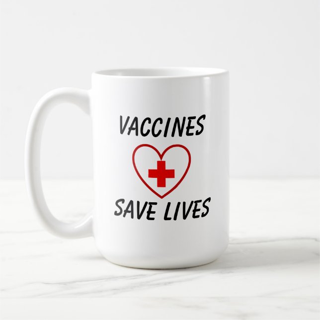 Vaccinernas spara lever kaffemugg (Vänster)