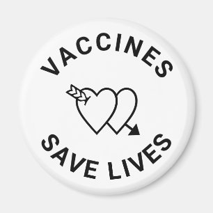 Vaccinernas spara lever svart och vitt hjärta söta magnet