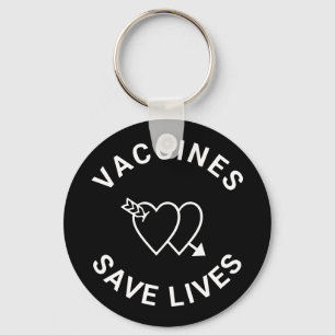 Vaccinernas spara lever svarta vita hjärtan söta nyckelring