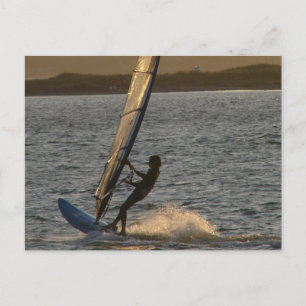 Vaccinkort för Windsurfer-bild Vykort