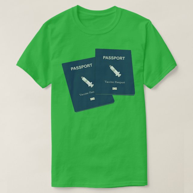 Vaccinpass 1 t shirt (Design framsida)