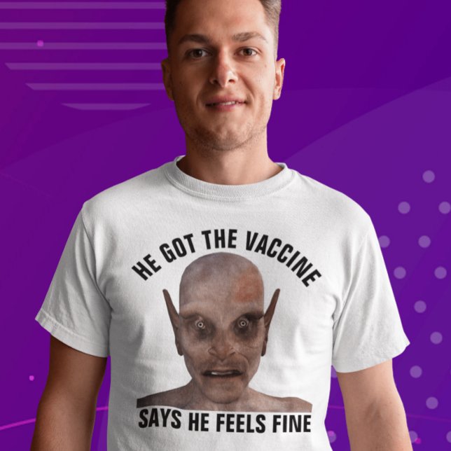 VACCINVACCINERAT HORROR ANTIVAX T-SHIRT (Skapare uppladdad)
