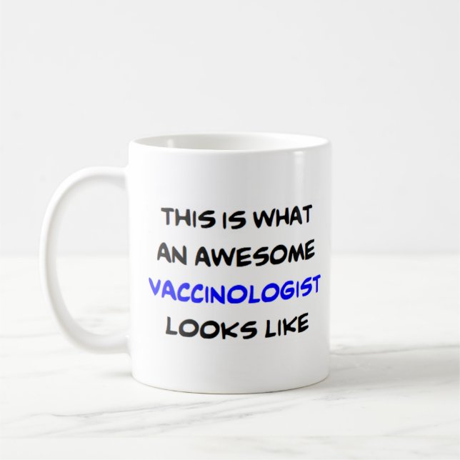 Vaccolog i fantastisk kaffemugg (Vänster)