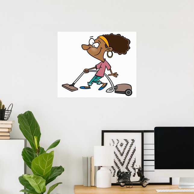 Vaccuming hos kvinnor poster (Skapare uppladdad)