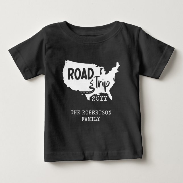 Vacering av anpassningsbar-familj | Family Road Re T Shirt (Framsida)