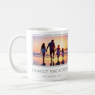 Vacering av elegant-familj Foto för familjen Res Kaffemugg