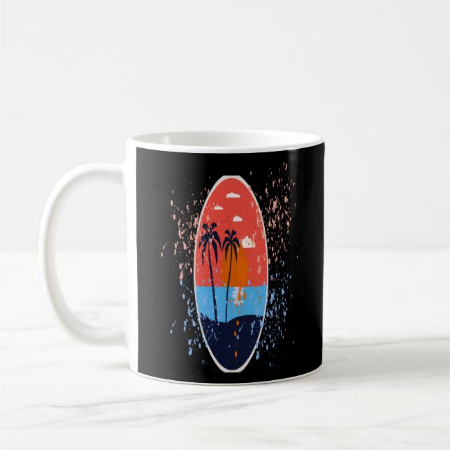 Vaceringar från sommarsäsong fram kaffemugg (Vänster)
