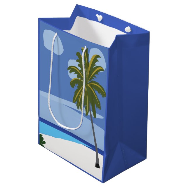 Vaceringsfack för Beach Handflatan Träd (Framsidan Vinklad)