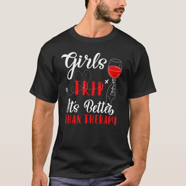 Vaceringsflickorna i Helg är bättre än Resa T Shirt (Framsida)