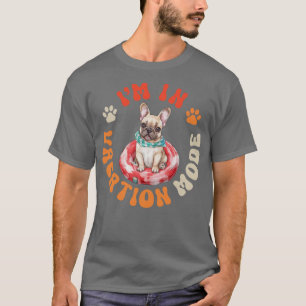 Vaceringsläge för Frenchie Hund T Shirt