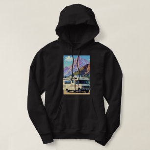 Vaceringsläge på utsidan av RV äventyr Hoodie