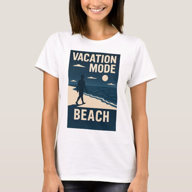 Vaceringsläge, strand t shirt (Framsida)