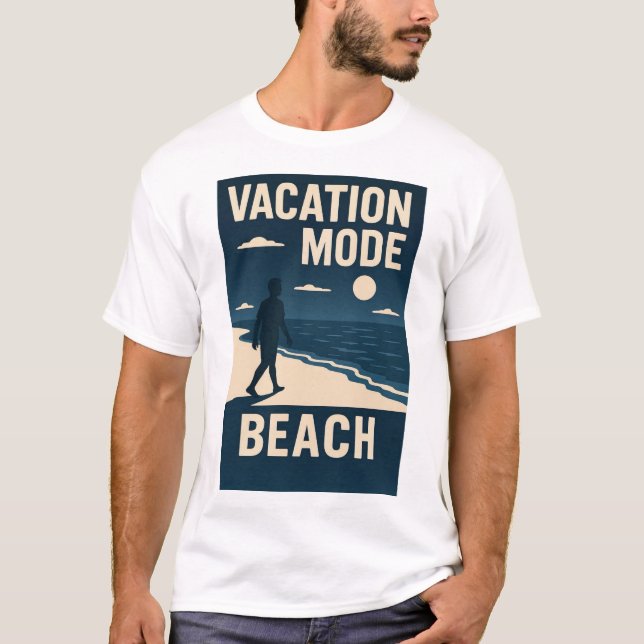 Vaceringsläge, strand t shirt (Framsida)