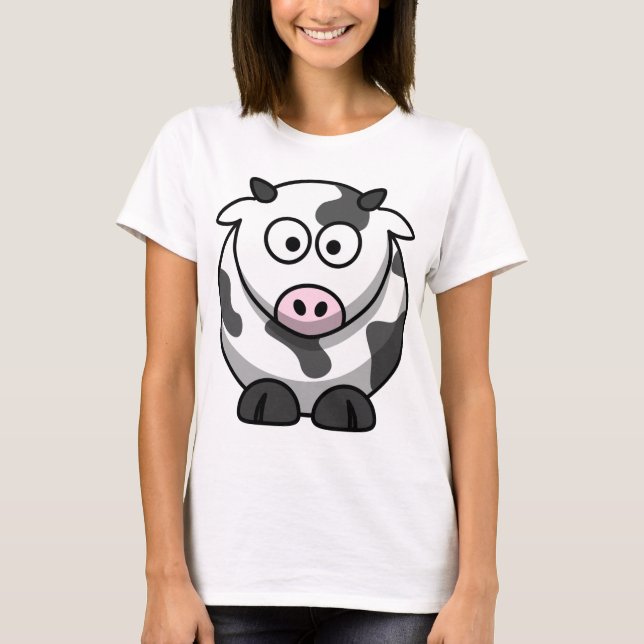 Vache drôle / Funny Cow Tee Shirt (Framsida)