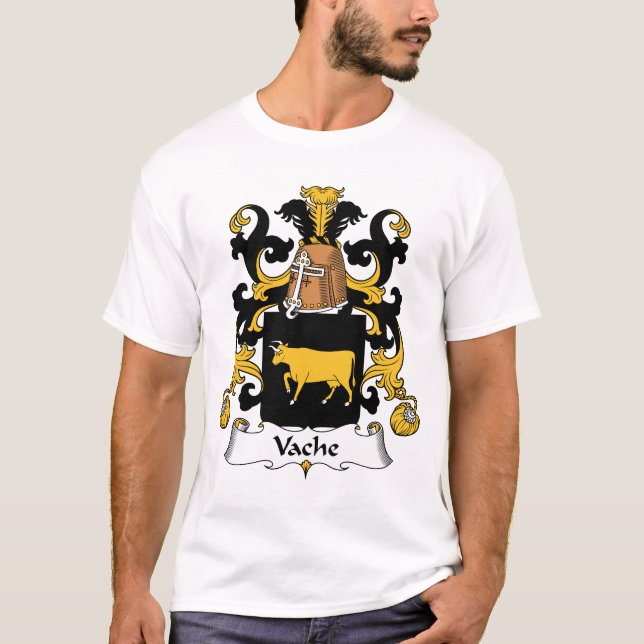 Vache familjvapensköld tee (Framsida)