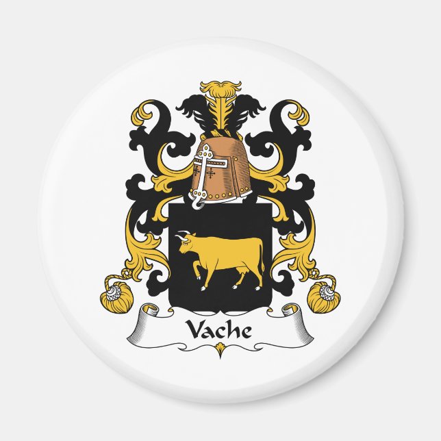 Vache Family Crest Magnet (Framsidan)