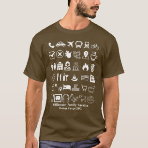 Vacitet för visuell språköversättning för res t shirt