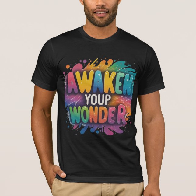 Väck Din Nyfikenhet T Shirt (Framsida)