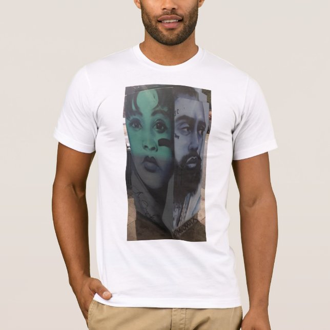 Väck för snart - vänstersidaöga och Nipsey Hussle T Shirt (Framsida)