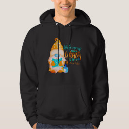 VÄCK MIG NÄR VINTERN ÄR ÖVER tomte Hoodie