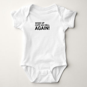 Väck söt som fan igen, baby onsie t shirt