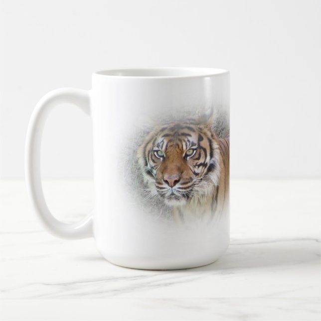 Väck Tigern Mugg! Kaffemugg (Vänster)