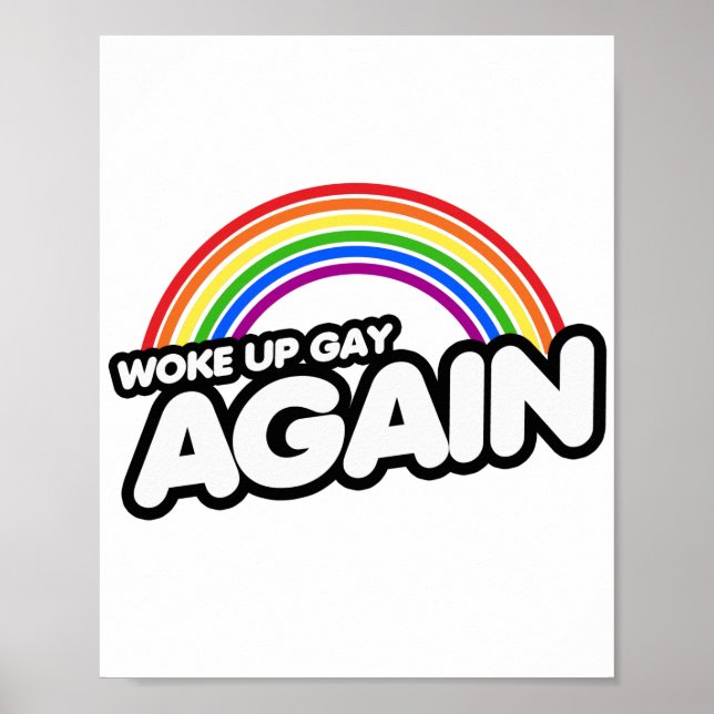 Väck upp gay igen poster (Framsidan)
