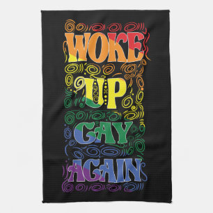 Väck upp igen - LGBTQ+-Pridet är roligt Kökshandduk
