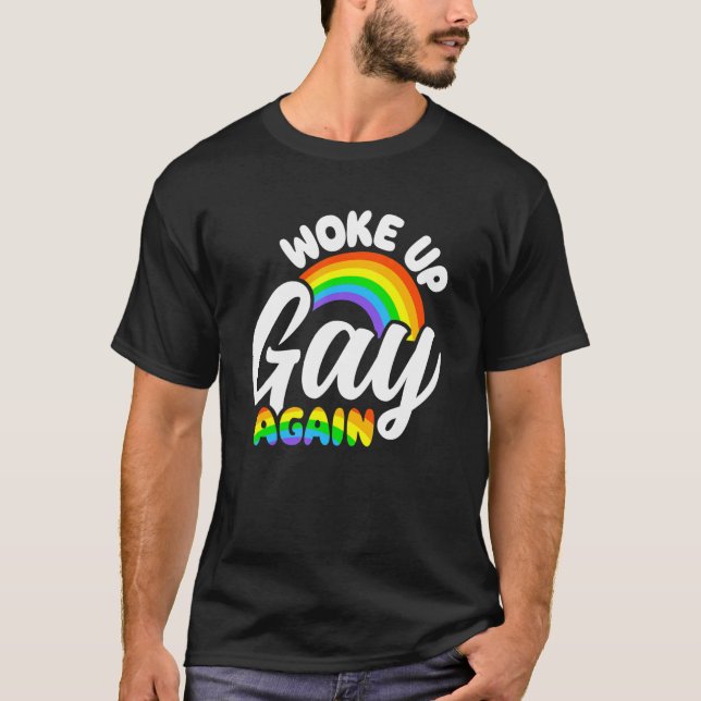 Väck upp igen Transgender Bisexual Transgender T Shirt (Framsida)