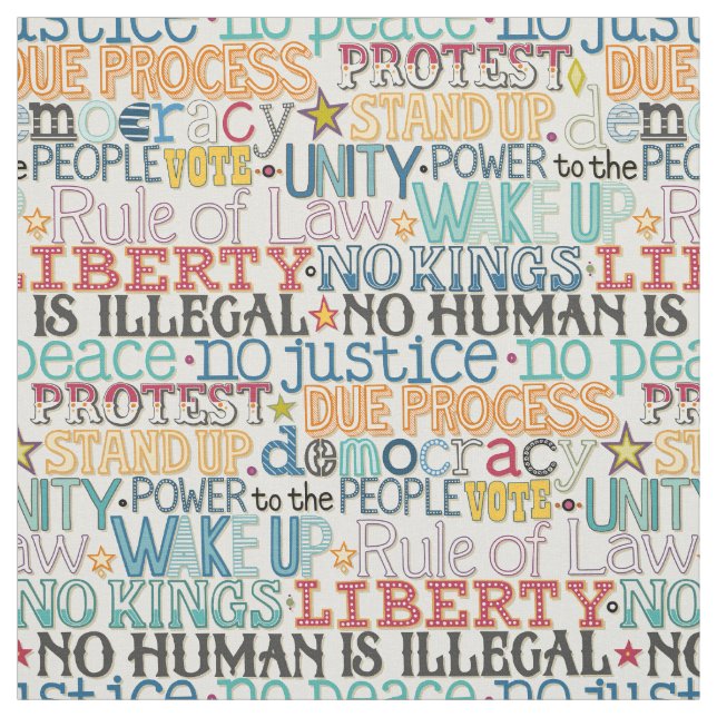 väck upp typografi tyg (Provkarta)