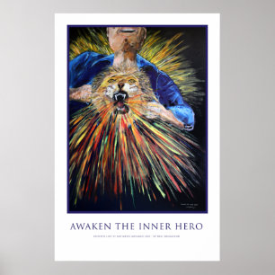 Väcka den inre hjälten poster