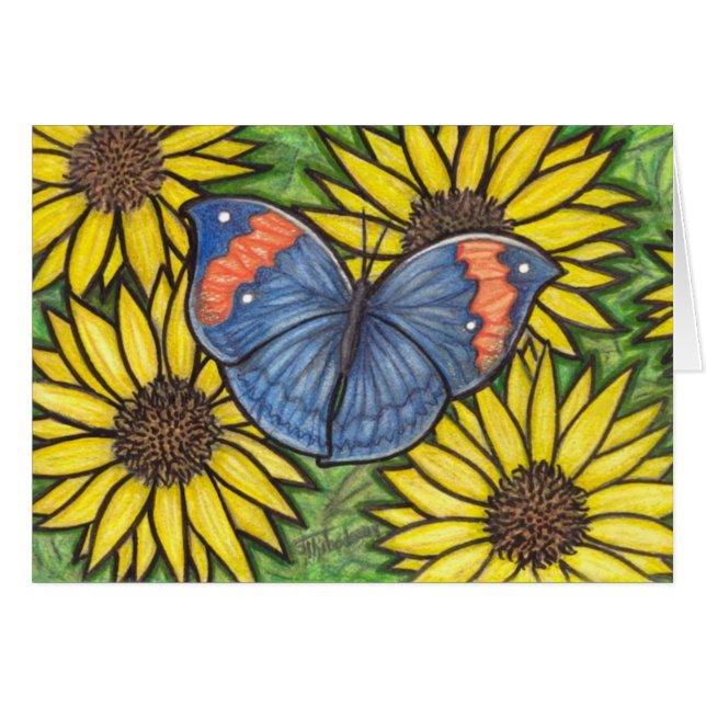 "Väcka ", Hälsningskort (Framsidan Horizontal)