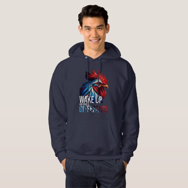 VACKA UPP OCH GÖR EN SKILLNAD HOODIE (Hel framsida)