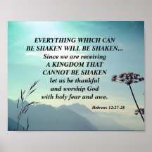 Vackare 12:27-28 ALLT SOM KAN SKAKAS