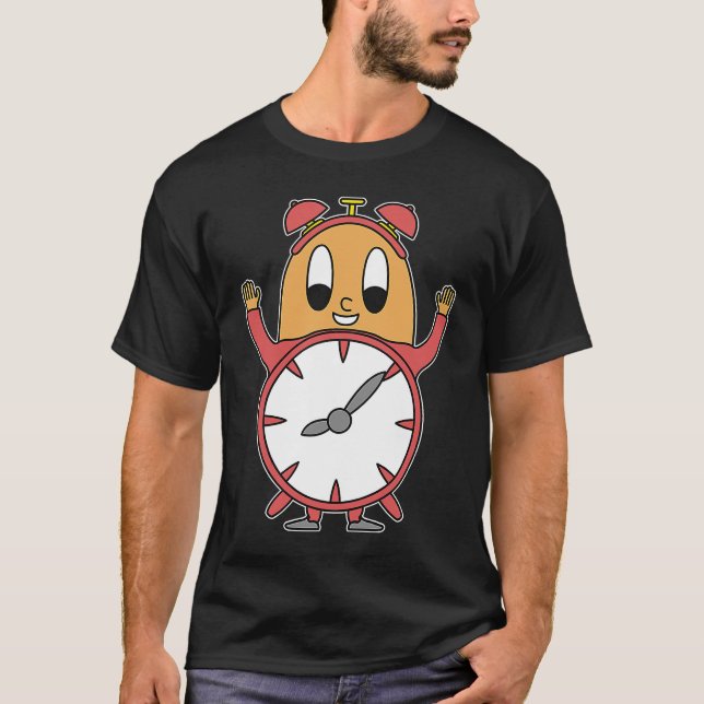 Väckarklocka Ägg T Shirt (Framsida)
