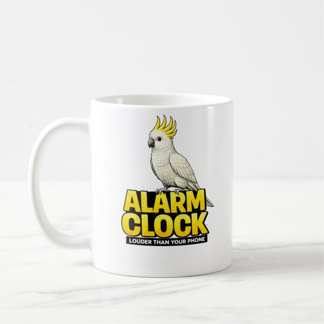 Väckarklocka Kakadua Kaffemugg (Vänster)
