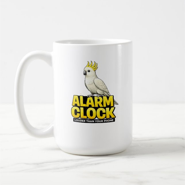 Väckarklocka Kakadua Kaffemugg (Vänster)