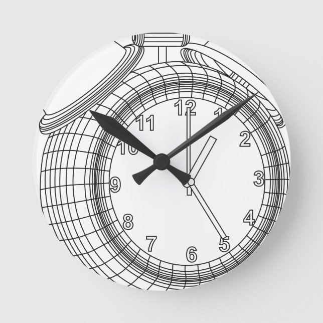 väckarklocka rund klocka (Framsida)