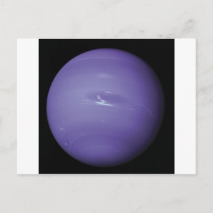 Vackblå Neptune, sett från rymden, NASA Vykort