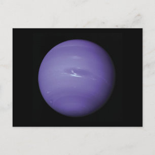 Vackblå Neptune, sett från rymden, NASA Vykort
