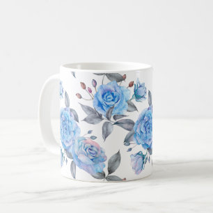 Vackblå ro kaffemugg