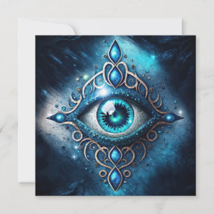 Vackblått alla som ser Öga Illuminati