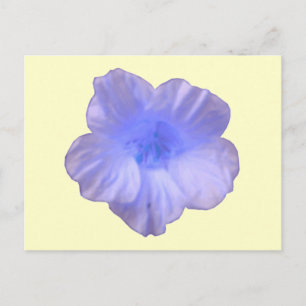 Vackblått Nasturtium vykort