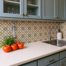 💙 Vackblått och gult Azulejos IX.