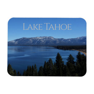 Vackblått Sjö Tahoe Magnet