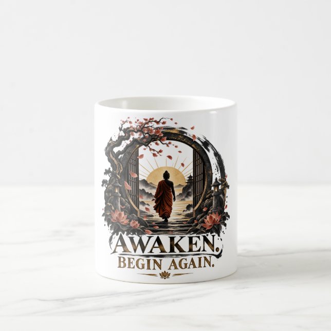 Väckelsens Börja Igen Dhammapada Kaffemugg (Center)