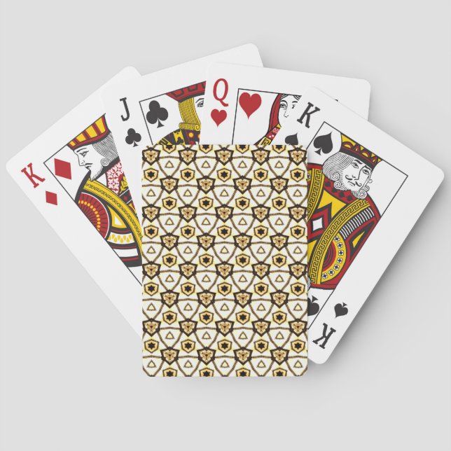 Vacker abstrakt casinokort (Baksidan)