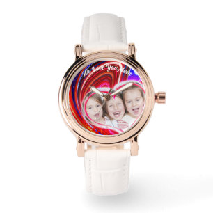 Vacker Abstrakt Elegant Roséguld Armbandsur