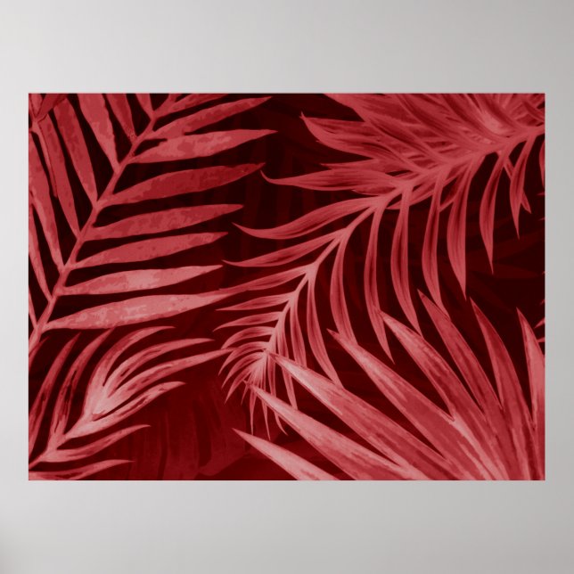 Vacker abstrakt färg rosa och rödblommor på b poster (Framsidan)